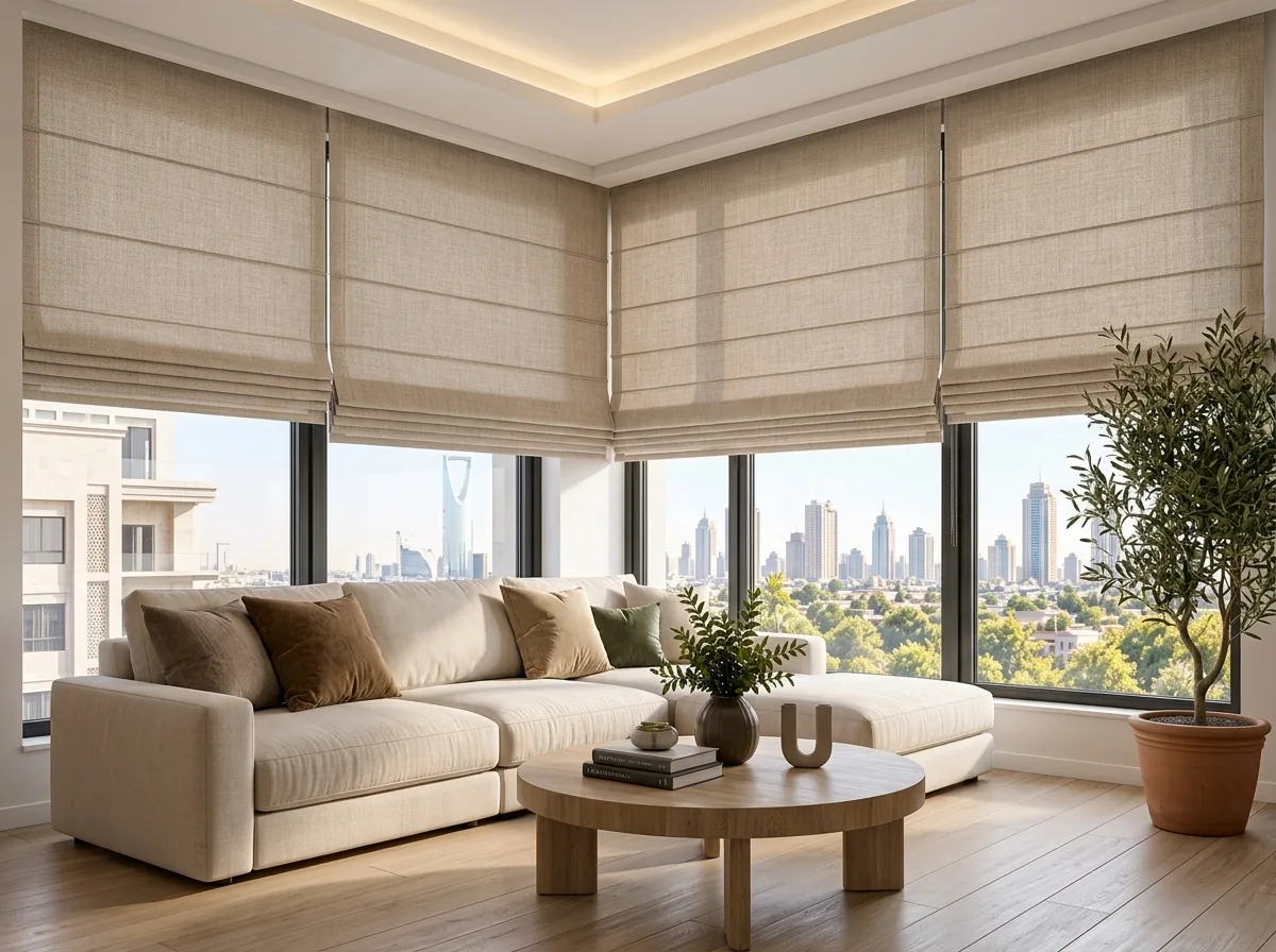 Tailored Roman Blinds